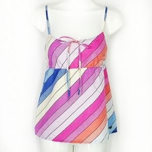 Roxy top, size small, spaghetti straps, blouse.